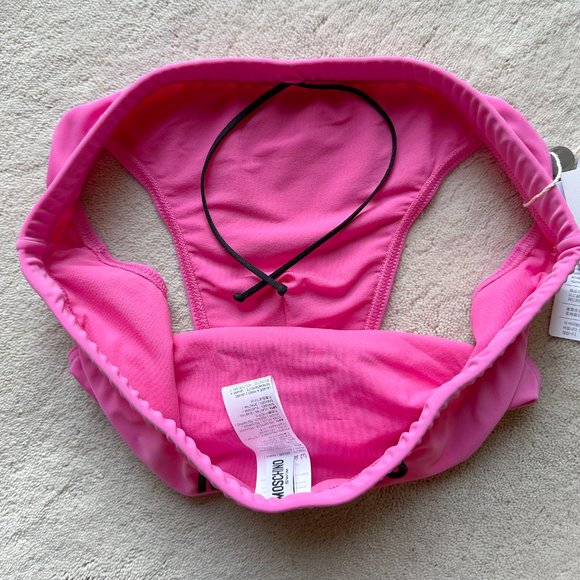 Made in ITALY Authentic MOSCHINO Men's BARBIECORE Logo SWIMSUIT Size M - Picture 9 of 11